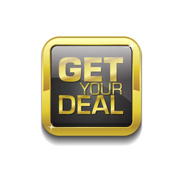 Πάρτε σας κουμπί εικονίδιο Deal — Διανυσματικό Αρχείο