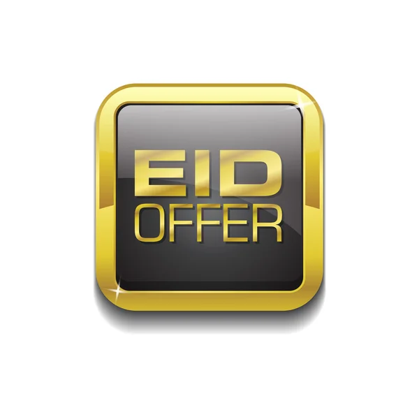 Botón de icono de oferta de Eid — Archivo Imágenes Vectoriales