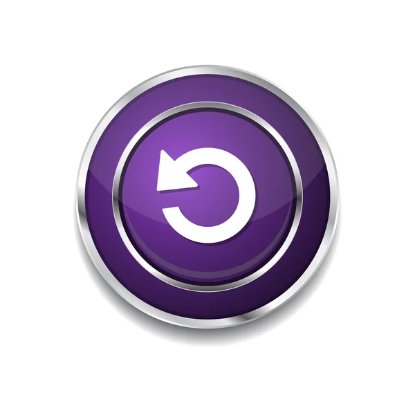 Restablecer botón de icono — Vector de stock