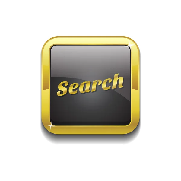 Tombol ikon pencarian - Stok Vektor