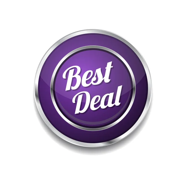 Best Deal Button — Stock Vector