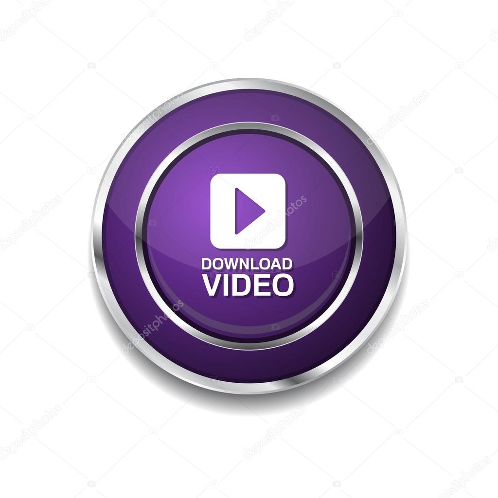 Download Video Icon Button