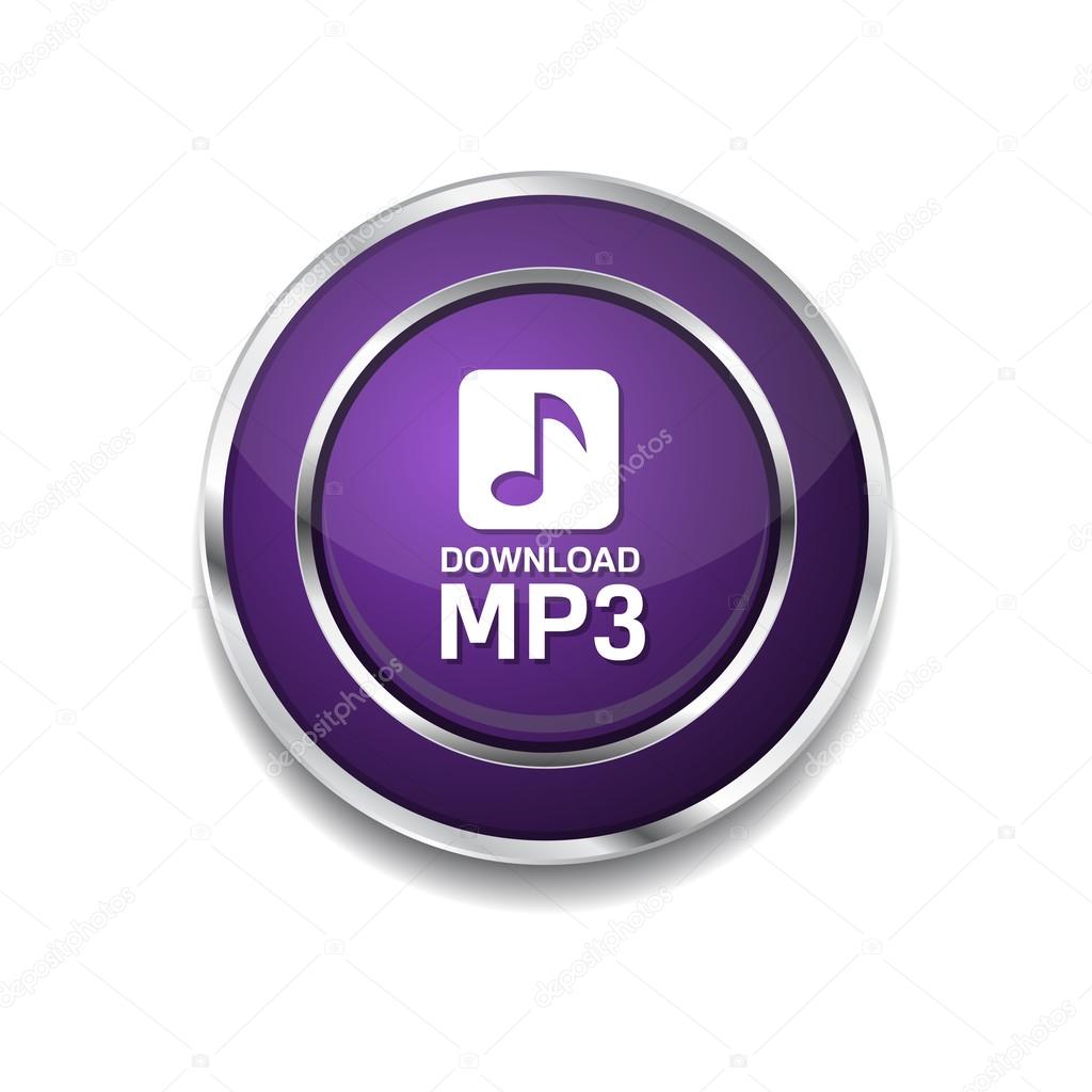 MP3 Download Icon Button