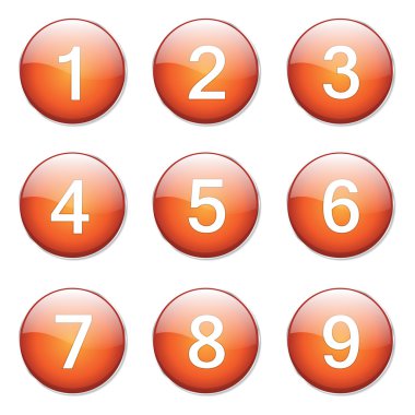 Sayı sayma düğme simgesi