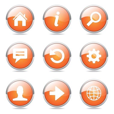 Web Internet düğme simgesi