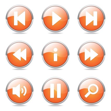 Çoklu ortam denetleyicisi düğme simgesi