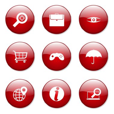 SEO Internet işaret düğme simgesi