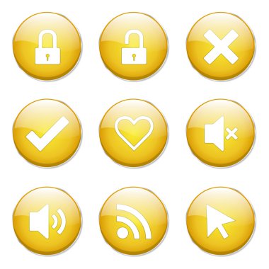 SEO Internet işaret düğme simgesi