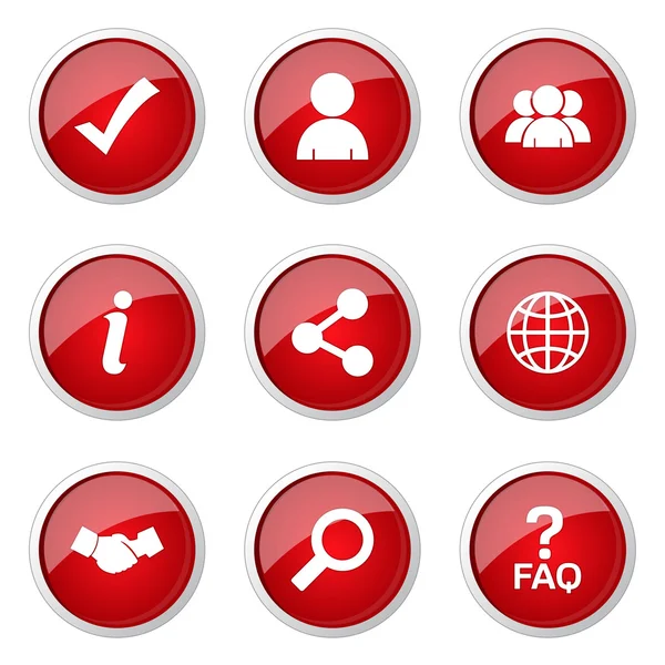 Web Internet Button Icon — Stock Vector