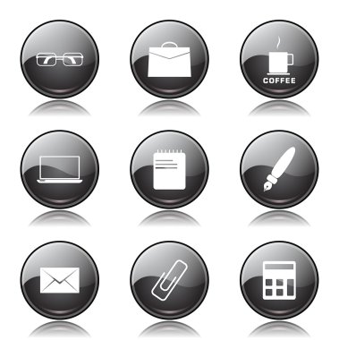 Office iş Icon set