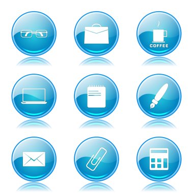 Office iş Icon set