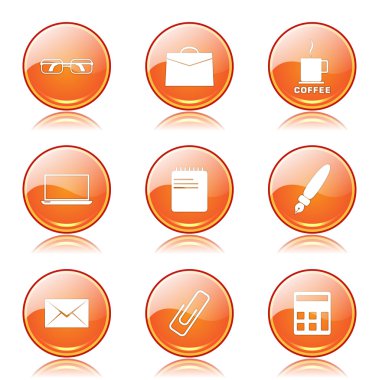 Office iş Icon set