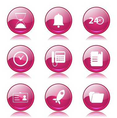 zaman süresi Icon set