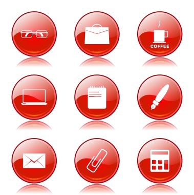 Office iş Icon set