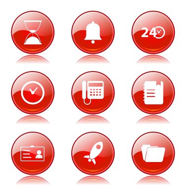 zaman süresi Icon set