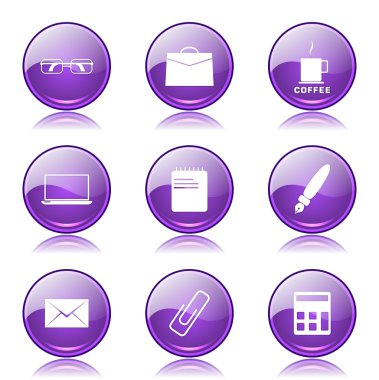 Office iş Icon set