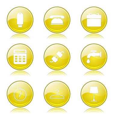 ev aletleri Icon set