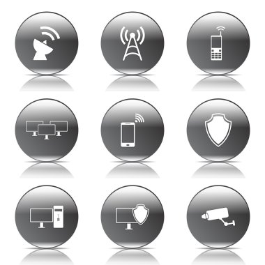 Telekom iletişim Icon set