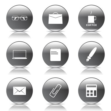 Office iş Icon set