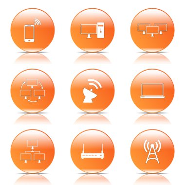 Telekom iletişim Icon set