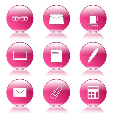 Office iş Icon set