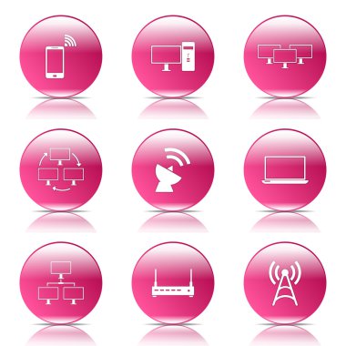 Telekom iletişim Icon set