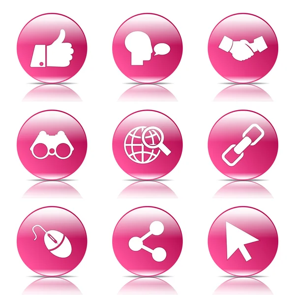 Sosyal Internet simge seti