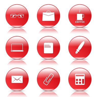 Office iş Icon set