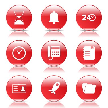 zaman süresi Icon set