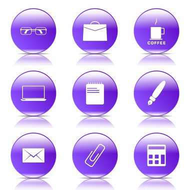 Office iş Icon set