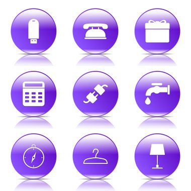 ev aletleri Icon set