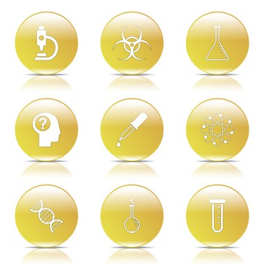 Bilim aletleri Icon set