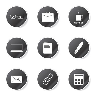 Office iş Icon set