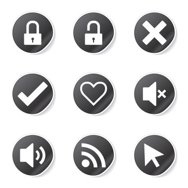 SEO internet işareti Icon set