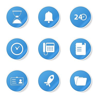 zaman süresi Icon set