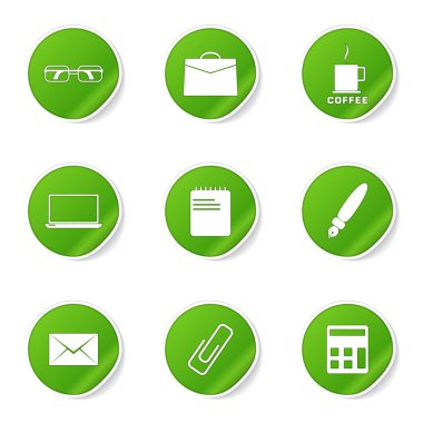 Office iş Icon set