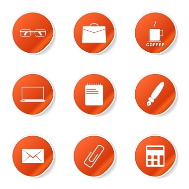 Office iş Icon set