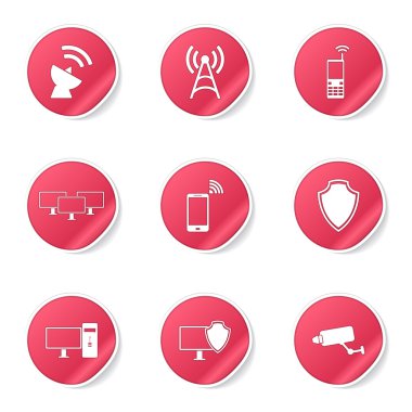 Telekom iletişim Icon set