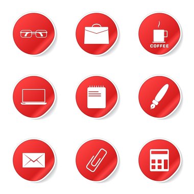 Office iş Icon set