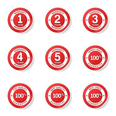 garanti garanti mühür Icon set