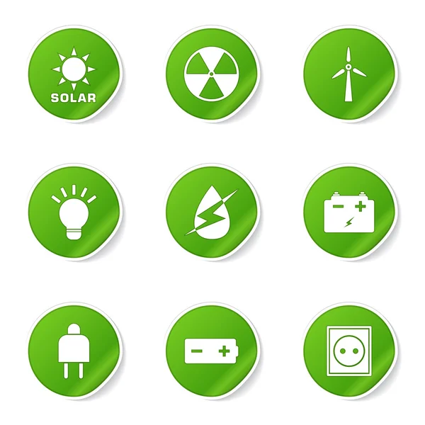 Energie teken en symboolpictogram — Stockvector