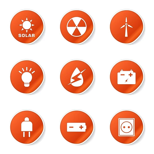 Energie teken en symboolpictogram — Stockvector