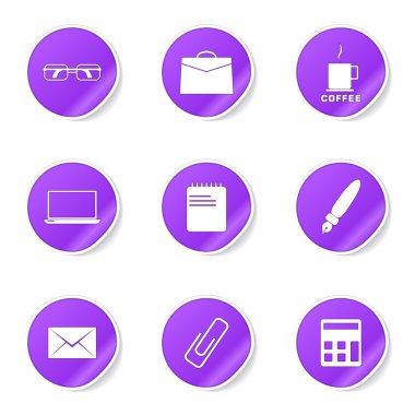 Office iş Icon set