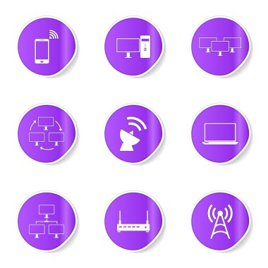Telekom iletişim Icon set