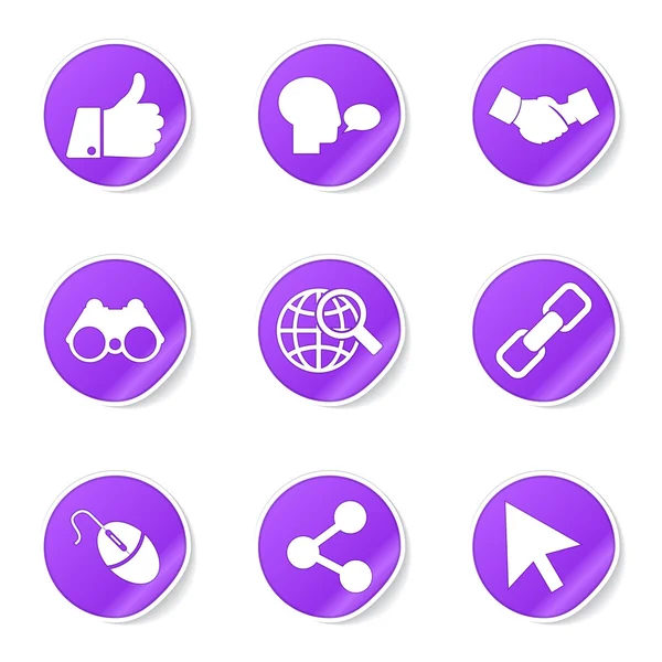 Sosyal Internet simge seti