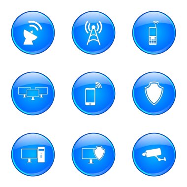 Telekom iletişim Icon set