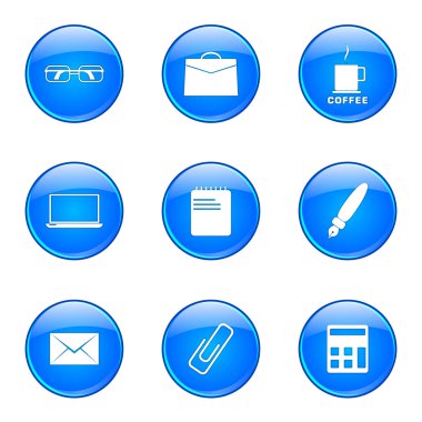 Office iş Icon set