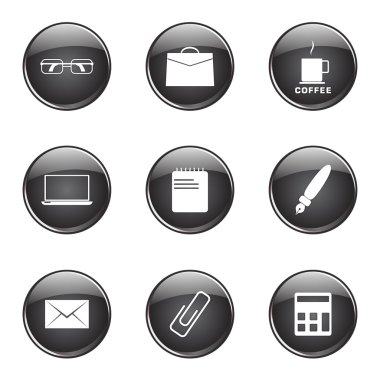 Office iş Icon set