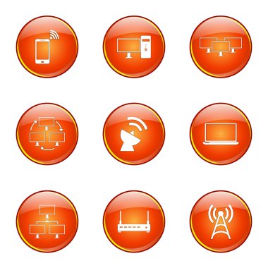 Telekom iletişim Icon set