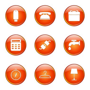 ev aletleri Icon set